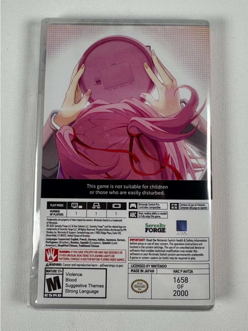 Doki Doki Literature Club Plus! Natsuki's Convention Exclusive Version SWITCH